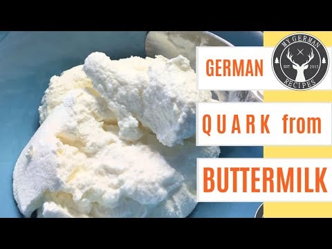 How to make Quark from buttermilk ✪ easy & quick DIY ✪ MyGerman.Recipes