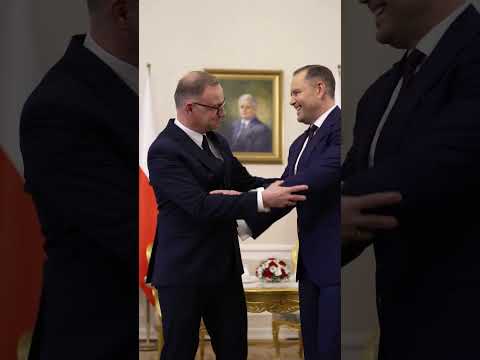 Prezydent Andrzej Duda i Prezydent elekt Karol Nawrocki