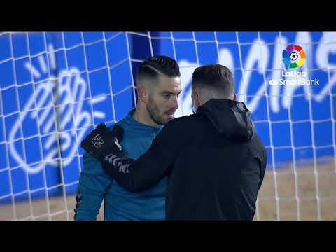 Calentamiento CE Sabadell vs CD Lugo