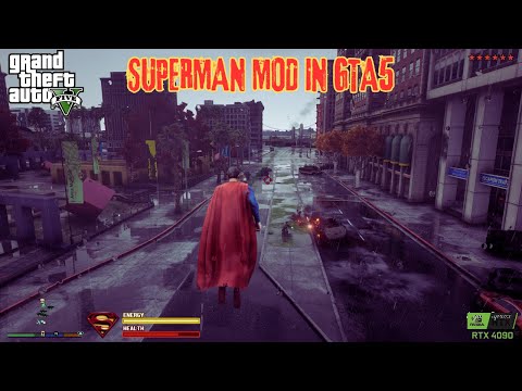 GTA 5:  superman vs. Army with Realism Dispatch Enhanced (RDE 4.0.1)