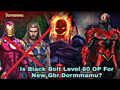 Is Black Bolt Level 80 OP For New Gbr Dormmamu? - Marvel Future Fight