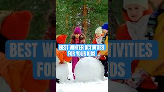Creative Outdoor Winter Activities to Try with Kids! | #parentinglifehacks #shorts