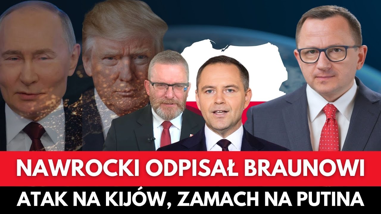 Nawrocki odpowiada Braunowi, Trump krytykuje Putina!