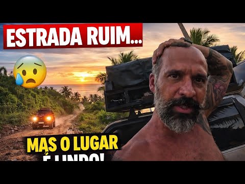  Estrada ruim… mas o lugar vale cada km! 🚗🌄#marau #bahia 