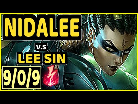 STEFAN (NIDALEE) vs LEE SIN - 9/0/9 KDA JUNGLE CHALLENGER GAMEPLAY - EUW