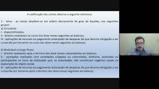 Contabilidade das Instituições Financeiras - Aula 19 - COSIF - Plano de Contas