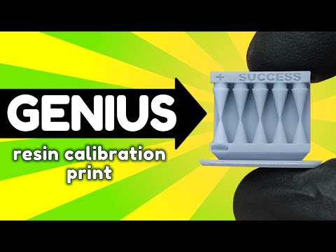 Exposure times testing (dial in your 3D printer resin) with the CONES OF CALIBRATION