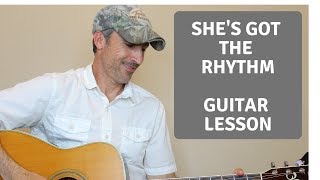 She&#39;s Got The Rhythm - Alan Jackson - Guitar Lesson | Tutorial