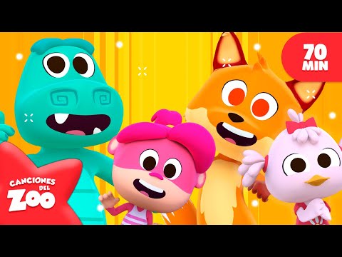 ¡Baila y Canta con los Animales de la Selva! CANCIONES DEL ZOO 🐵🌈 MIX | El Reino Infantil