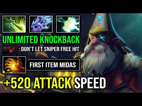 How to Solo Mid Sniper Against SF with First Item Midas Moon Shard 520 Max Attack Speed Dota 2