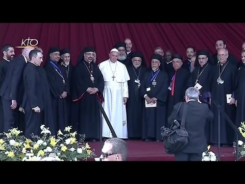 Le Pape François rencontre le clergé, les religieux, les religieuses et les séminaristes égyptiens