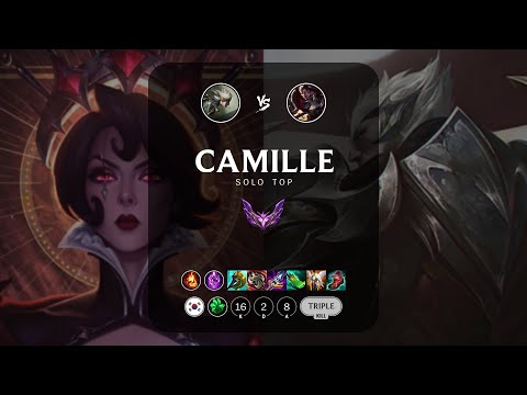 Camille Top vs Darius - KR Master Patch 13.6