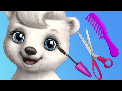 Fun Kids Care Games- Christmas Annimal Hair Nails & Beauty Salon Dress Up Makeover Girls Games