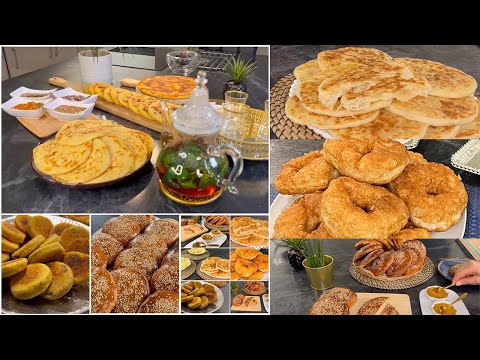 7 recettes pour petit déjeuner marocain 🇲🇦🧇🥞/ فطور صباحي✨بالعربية والفرنسية