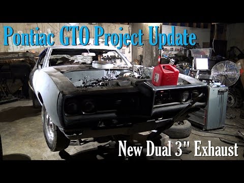 Pontiac GTO Project - Video # 14 - New Dual 3 Inch Exhaust