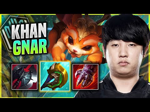 LEARN HOW TO PLAY GNAR TOP LIKE A PRO! - DWG Khan Plays Gnar TOP vs Renekton! | Patch 11.16