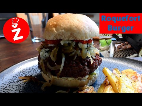 Roquefort Burger - absolute taste - highlight and everything homemade 🤘😋