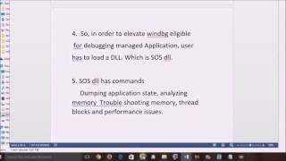 Download the video "Why user required to load SOS dll to windbg for .NET debugging"