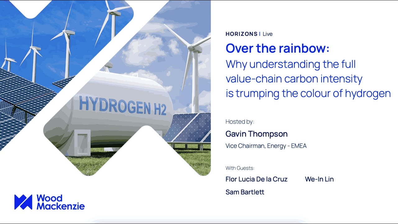 #HorizonsLIVE - Over the hydrogen rainbow | Wood Mackenzie