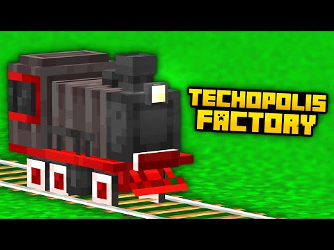 Insane Modded Minecraft Techopolis 2: Little Logistics Trains & Rails!
