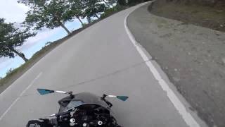 preview picture of video 'Honda CBR 150R in action on a Mountain Pass (Touge) with GoPro'