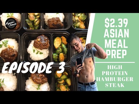 Japanese Meal Prep For Weight Loss | Hamburger Steak...