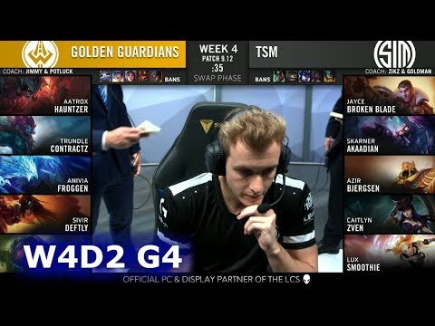 GGS vs TSM | Week 4 Day 2 S9 LCS Summer 2019 | Golden Guardians vs TSM W4D2