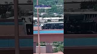 Interstate closed in Albuquerque after semi overturns on bridge #traffic #news #accident