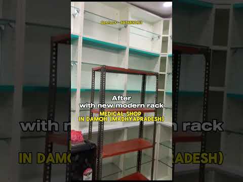 MS white and brown Shop Display Counter