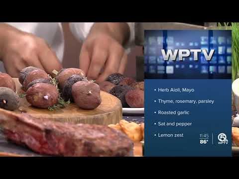 Recipe for smoked potato pintxo skewers