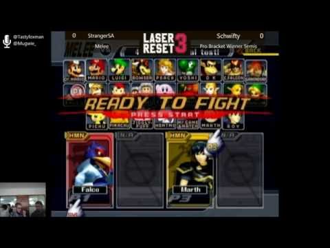 Laser Reset 3 - Melee Singles (Pro) - Schwifty vs. StrangerSA - Winners Semis