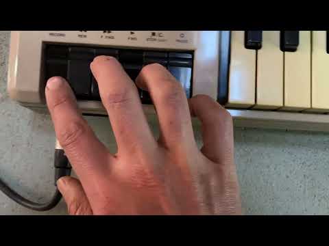 Sankei Entertainer TCH-8800 Drum Machine, Synth Keyboard, Mixer Amp, Radio, Tape Player Recorder 1978 - Tan and black plastic image 9