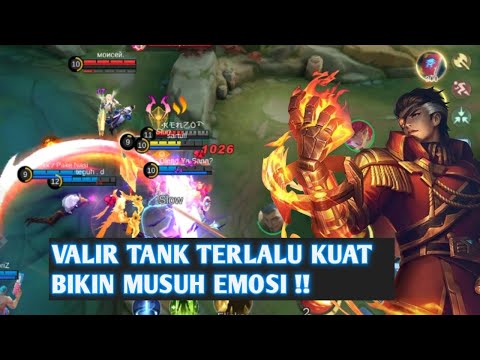 BEST BUILD ITEM VALIR TANK SUPER KUAT 2023 SETELAH PATCH TERBARU | MOBILE LEGENDS