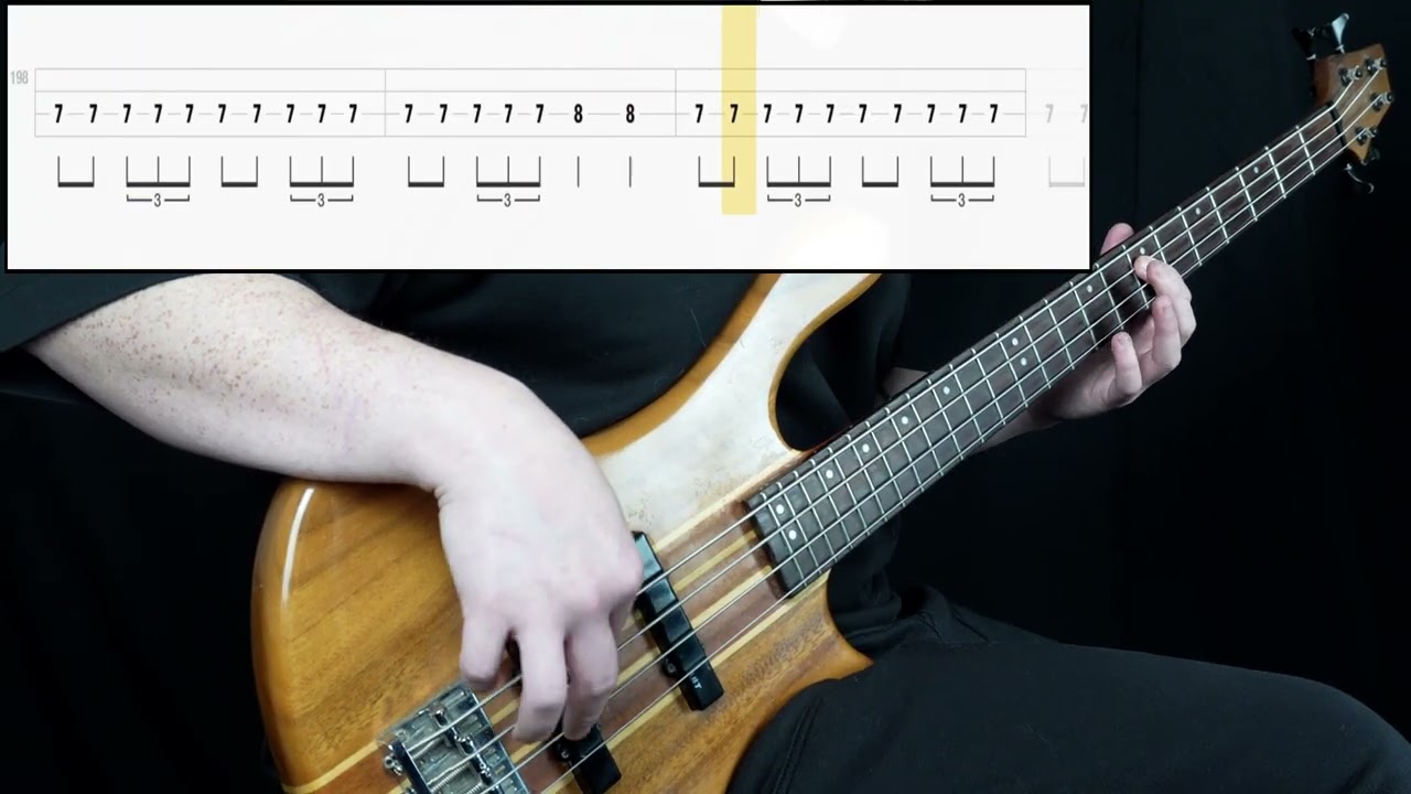 Metallica - The Four Horsemen (Bass Cover) (Play Along Tabs In Video)