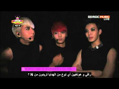 Show Champion BackStage 130605 || Arabic sub