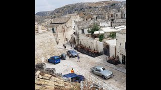 James Bond - No Time To Die: Second Unit shooting the car chase in Matera