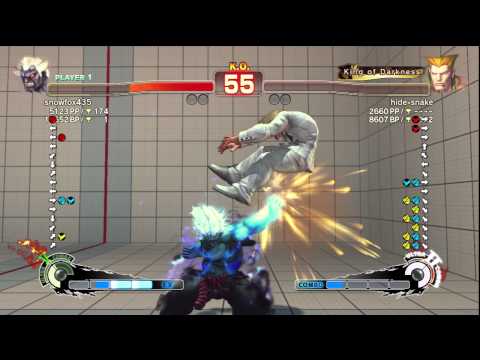 snowfox435 [Oni] vs. hide-snake [Guile] - PS3 SSF4 Arcade Edition