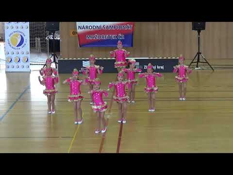 Pódiová skladba BabyPanenky  přípravka   27 5  Otrokovice NBTA