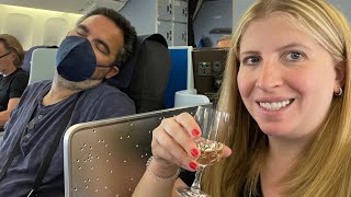 Escaping Schiphol airport to fly home on KLM business class Vlog 20