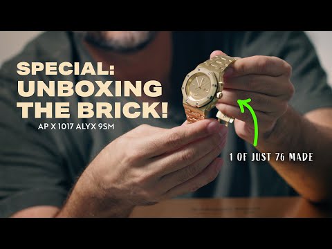 UNBOXING: The Ultra-Rare Audemars Piguet 1017 ALYX 9SM: The Ultimate Brutalist Luxury Watch!
