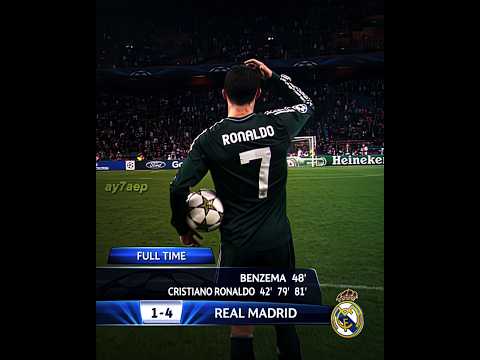 When Ronaldo Scored An Incredible Cold Hattrick to win 🥶🔥