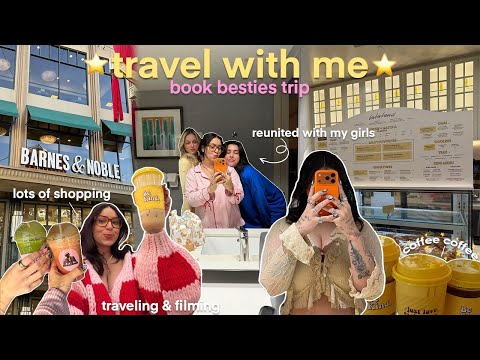 come with me on a book bestie trip ✈️🌴🌆 | reunited with my girlies!