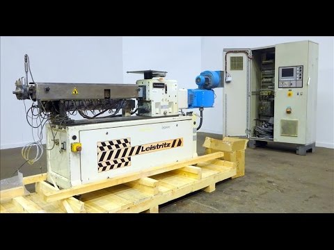 Used- Leistritz Type ZSE 27 GL/40D Twin-Screw Extruder - stock # 48394001