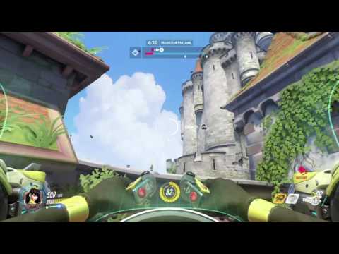 Overwatch Eichenwald PREMIERE gameplay pt17 - One AWESOME B.Va Match!