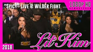 Lil' Kim performs "Spicy" + "Queen B****" at 2018 Wilder Fight | 1080p HD Remastered