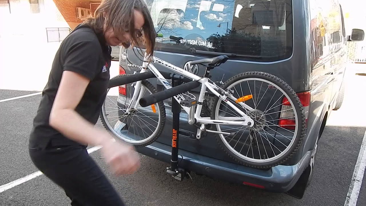 Fitting bikes to a Jet Black JetRack Deluxe