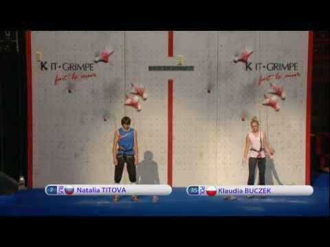 IFSC Climbing World Championships Paris 2012- Replay Women's Lead & Speed Finals