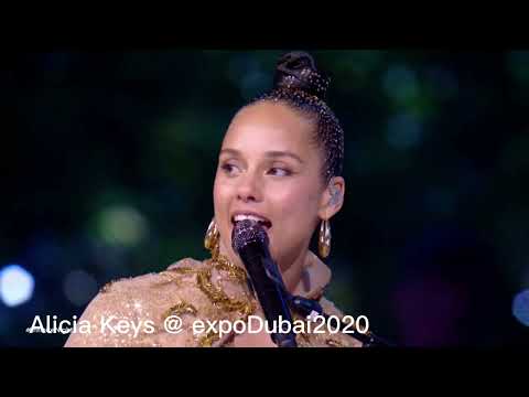 Alicia Keys concert at expo dubai 2020
