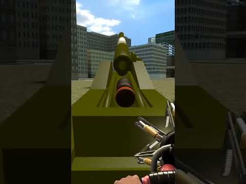 Вот почему меня нельзя брать в артиллеристы #gmod #shorts #gmodsandbox