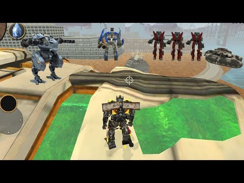 Vegas Crime Simulator (Transformer Destroy Alien Ship) Transformer on Car Robot Ship - Gameplay HD